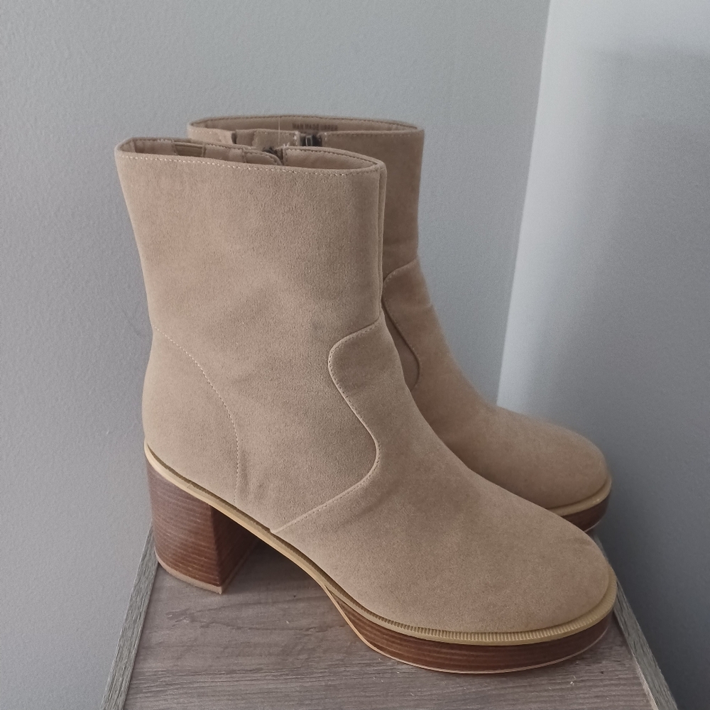 Oasis Society Alexandra Platform Ankle Boots Sz 10